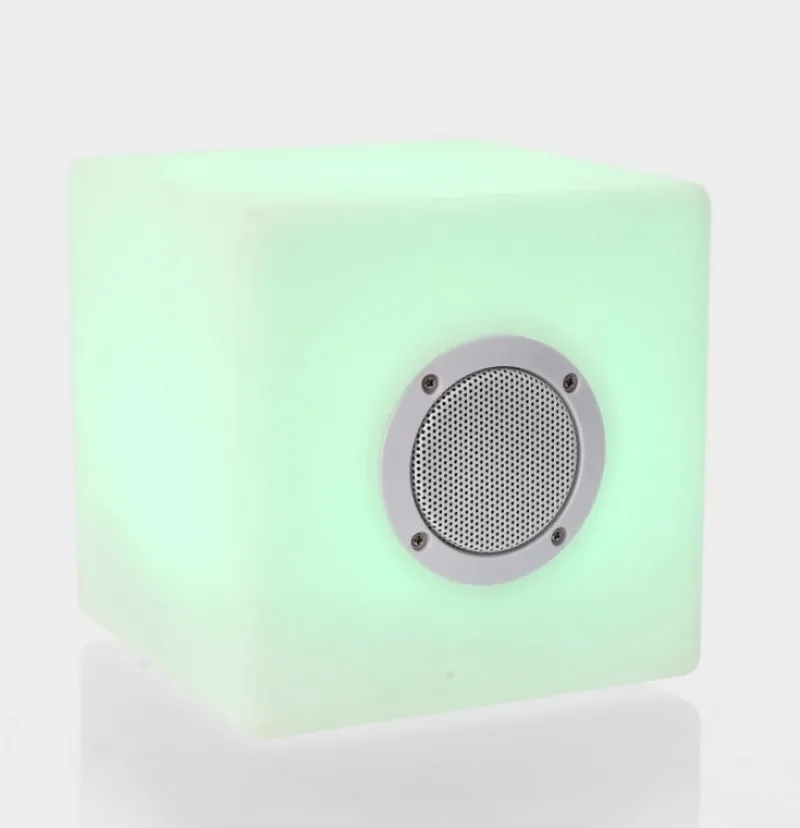 Outlet Bizzotto LAMPADA LED SPEAKER IN PLASTICA 20X20 - CUBO
