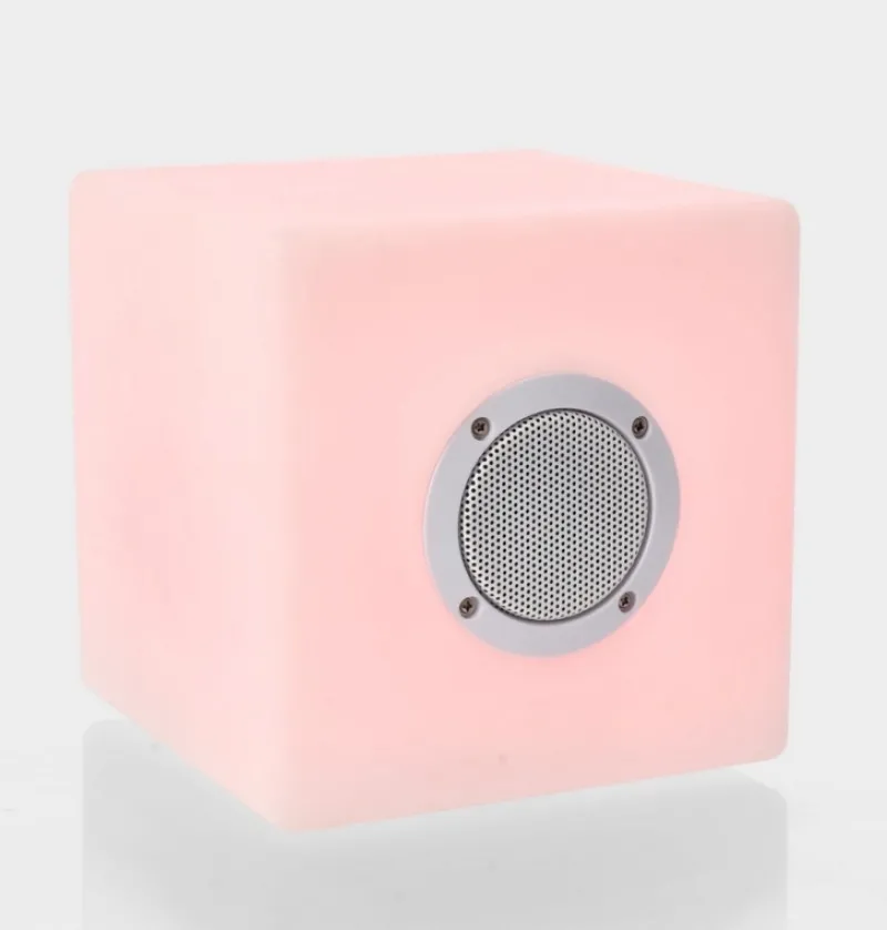 Outlet Bizzotto LAMPADA LED SPEAKER IN PLASTICA 20X20 - CUBO