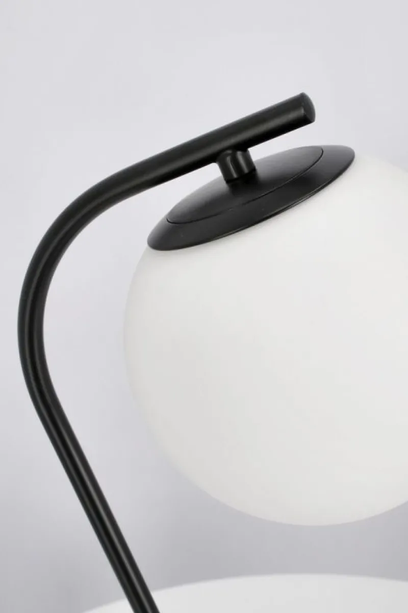 Bizzotto LAMPADA TAV. DELPHINE NERO H51