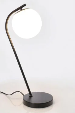 Bizzotto LAMPADA TAV. DELPHINE NERO H51