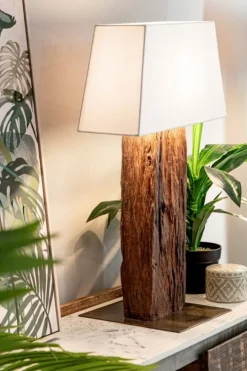 Sale Bizzotto LAMPADA TAV. HUGO OTTONE-BIANCO H85