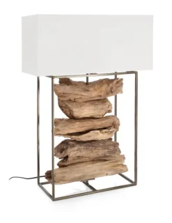 Discount Bizzotto LAMPADA TAV. KUBI BIANCO H76