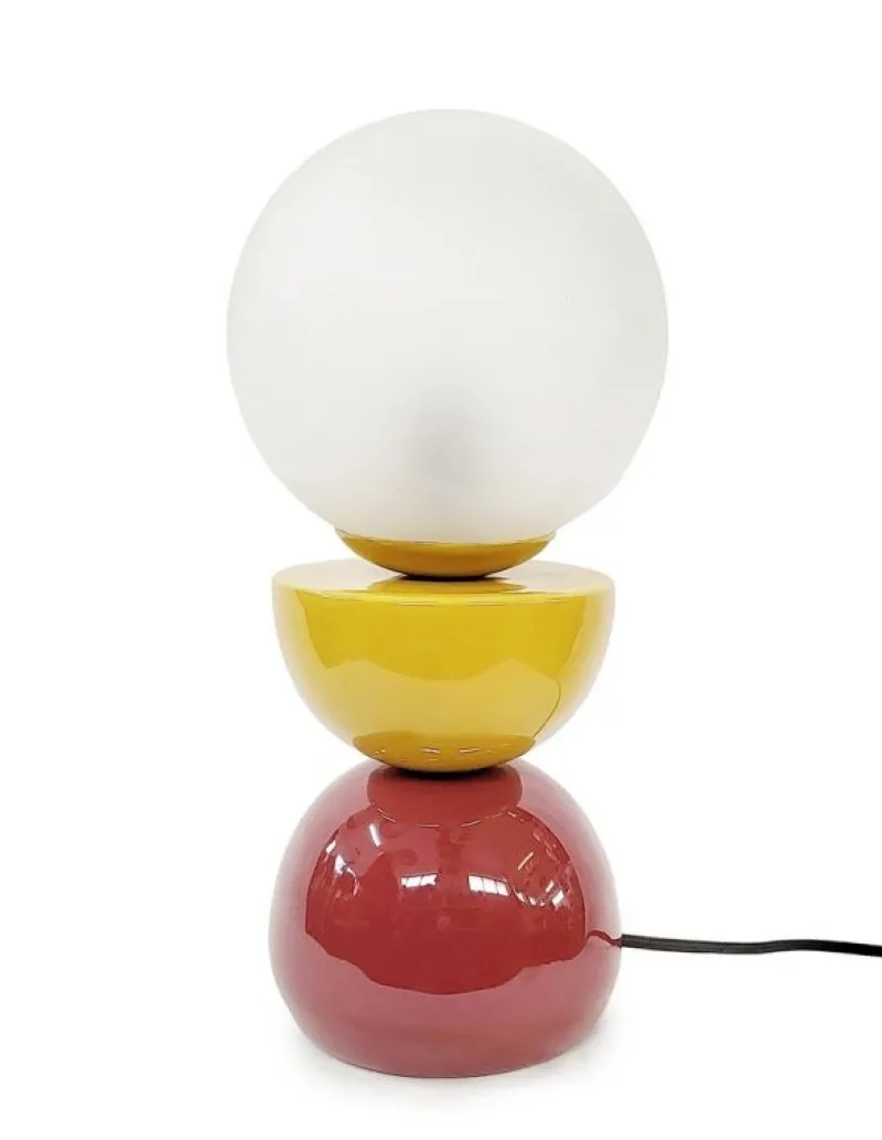 Sale Bizzotto LAMPADA TAV. MALTON SENAPE ROSSO H33