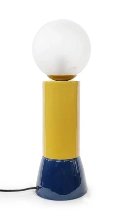 Bizzotto LAMPADA TAV. MALTON SENAPE BLU H47