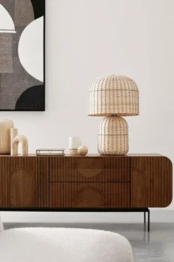 Outlet Bizzotto LAMPADA TAV. SIKKIM RATTAN H61