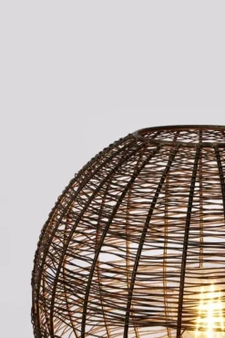 Outlet Bizzotto LAMPADA TAVOLO INAY TONDO DORATO D26