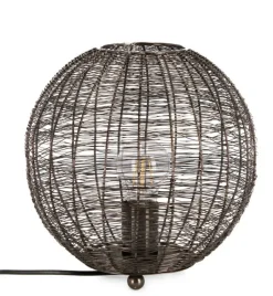 Hot Bizzotto LAMPADA TAVOLO INAY TONDO NERO D26