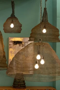 Outlet Bizzotto LAMPADARIO AMISH CIRCLE BRASS