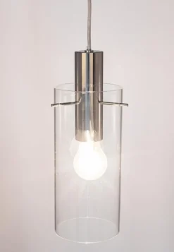 Sale Bizzotto LAMPADARIO 1LUCE AGLOW TRASP-ARGENTO