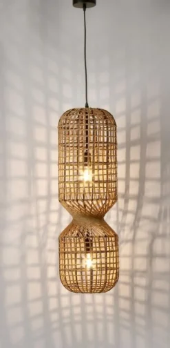 Clearance Bizzotto LAMPADARIO MALABO NATURALE H77,5