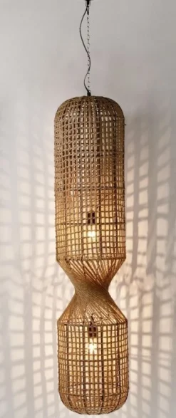 Discount Bizzotto LAMPADARIO MALABO NATURALE H132