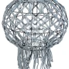 Clearance Bizzotto LANTERNA MACRAME GRIGIO H38