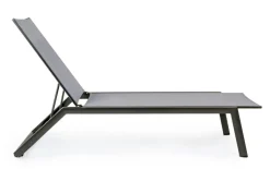 Clearance Bizzotto LETTINO CON RUOTE IN ALLUMINIO ANTRACITE GK52 - CRUISE