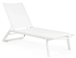 Clearance Bizzotto LETTINO CON RUOTE IN ALLUMINIO BIANCO GK50 - CRUISE