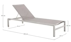 Sale Bizzotto LETTINO CON RUOTE IN ALLUMINIO IMPILABILE - KONNOR RASTIN