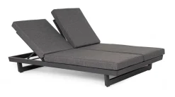 Discount Bizzotto LETTINO DOPPIO IN ALLUMINIO ANTRACITE WG21 - INFINITY