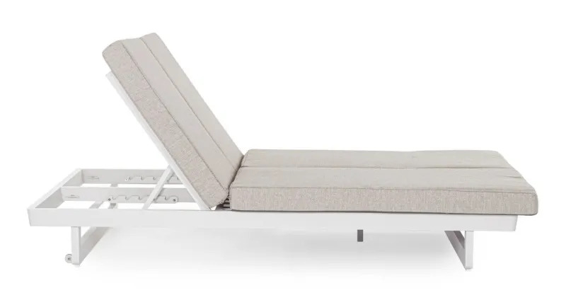 Bizzotto LETTINO DOPPIO IN ALLUMINIO BIANCO WG20 - INFINITY