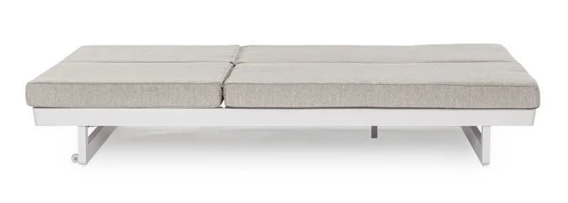 Bizzotto LETTINO DOPPIO IN ALLUMINIO BIANCO WG20 - INFINITY