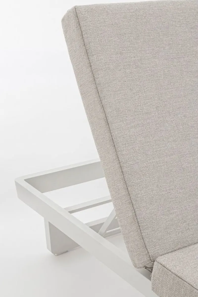 Bizzotto LETTINO DOPPIO IN ALLUMINIO BIANCO WG20 - INFINITY