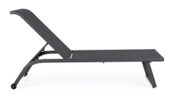 Best Bizzotto LETTINO IN ALLUMINIO CON RUOTE ANTRACITE - TAYLOR