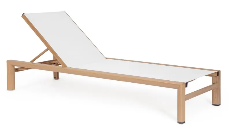 Bizzotto LETTINO SKIPPER NEW C-RUOTE NAT/BIANCO