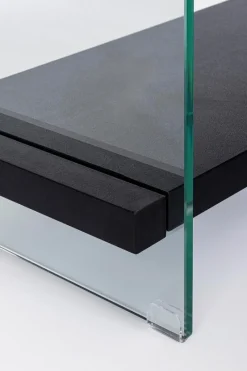 Bizzotto LIBRERIA 2 CASSETTI NERA - LINE WOOD