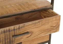 Outlet Bizzotto LIBRERIA IN LEGNO 4 CASSETTI - ELMER