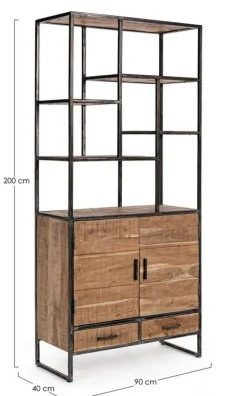 Hot Bizzotto LIBRERIA IN LEGNO - ELMER