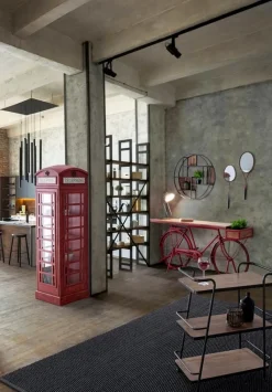 Clearance Bizzotto LIBRERIA IN LEGNO - RED CABIN