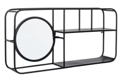 Outlet Bizzotto MENSOLA C-SPECCHIO NUCLEOS NERO