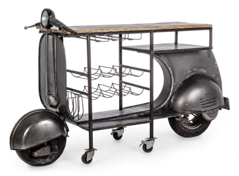 Best Bizzotto MOBILE BAR IN METALLO - VESPA REPLICA