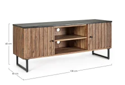 Sale Bizzotto MOBILE PORTA TV IN LEGNO - NORFOLK