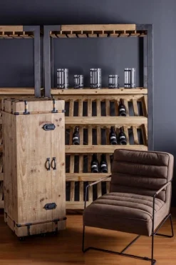 Best Bizzotto MOBILE PORTABOTTIGLIE IN LEGNO - KANTIN