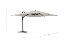 Clearance Bizzotto OMBRELLONE BRACCIO ARIES 4X4 ANTR-NAT T