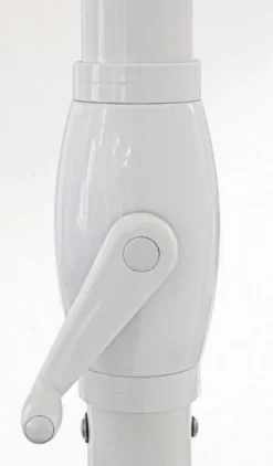 Clearance Bizzotto OMBRELLONE IN ALLUMINIO 4X4 BIANCO GRIGIO - ALGHERO