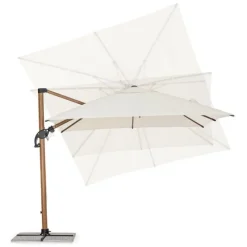 Online Bizzotto OMBRELLONE IN ALLUMINIO 3X3 BEIGE - ORION