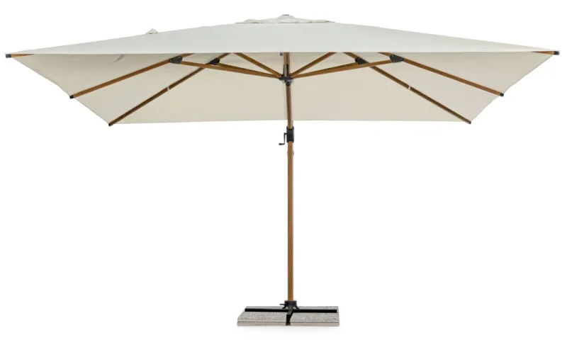Outlet Bizzotto OMBRELLONE IN ALLUMINIO 4X4 BEIGE - ORION
