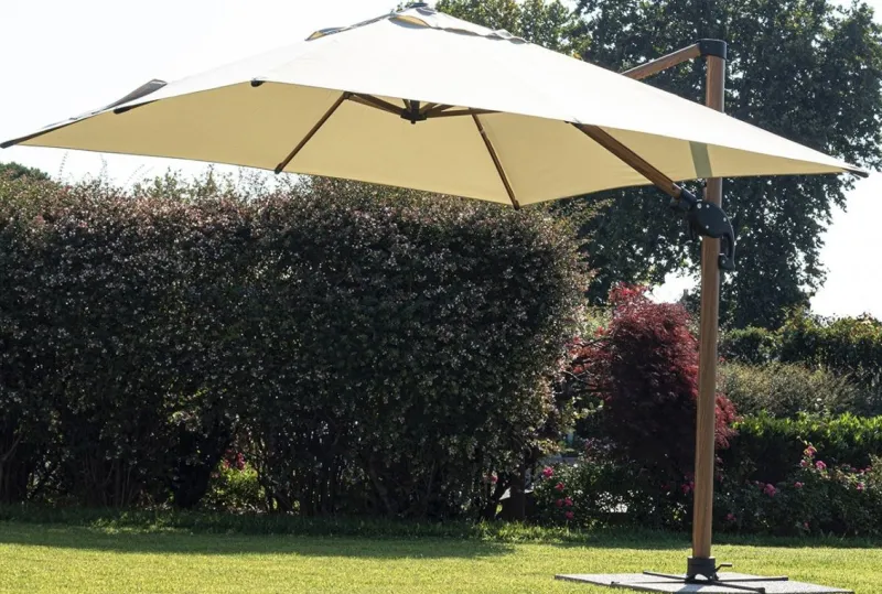 Outlet Bizzotto OMBRELLONE IN ALLUMINIO 4X4 BEIGE - ORION