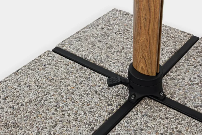 Outlet Bizzotto OMBRELLONE IN ALLUMINIO 4X4 BEIGE - ORION