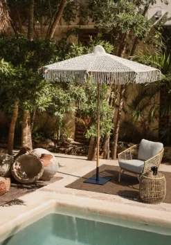 Online Bizzotto OMBRELLONE MACRAME 2.5M NAT