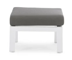 New Bizzotto OTTOMAN IN ALLUMINIO BIANCO JX11 - KLEDI