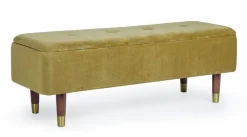 Best Bizzotto PANCA CONTENITORE IN VELLUTO OLIVE - KIRA