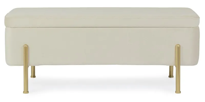 Online Bizzotto PANCA CONTENITORE IN VELLUTO NATURALE - IRINA