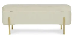 Online Bizzotto PANCA CONTENITORE IN VELLUTO NATURALE - IRINA