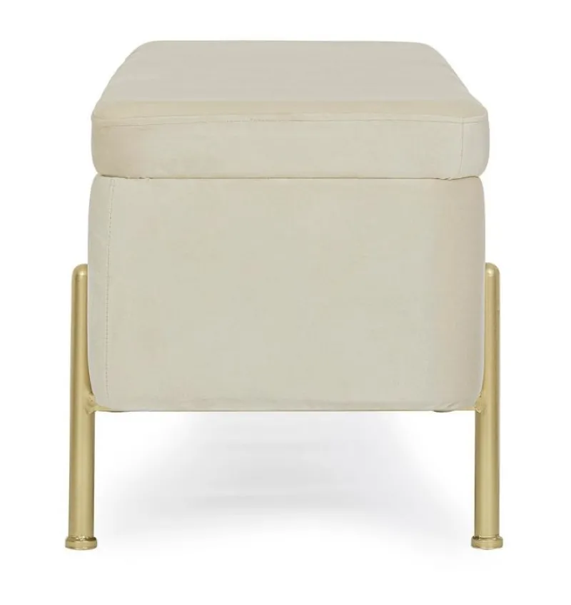 Online Bizzotto PANCA CONTENITORE IN VELLUTO NATURALE - IRINA