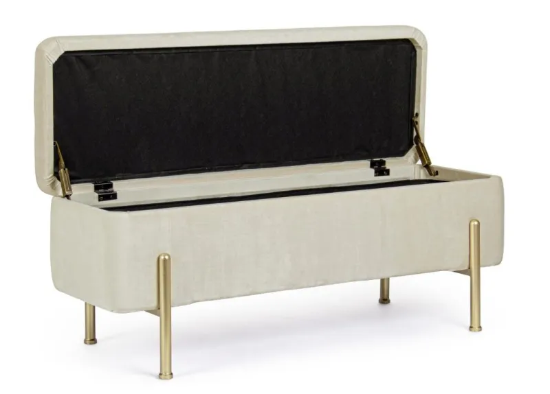 Online Bizzotto PANCA CONTENITORE IN VELLUTO NATURALE - IRINA