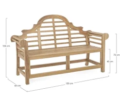 Bizzotto PANCA IN TEAK - VERADERO FSC