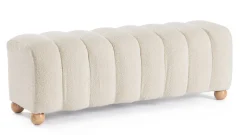 Online Bizzotto PANCA 2P ZORA BIANCO BOUCLE'