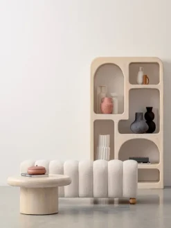 Online Bizzotto PANCA 2P ZORA BIANCO BOUCLE'