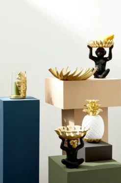 Discount Bizzotto P.CANDELA PALONG FOGLIA MONSTERA ORO H23